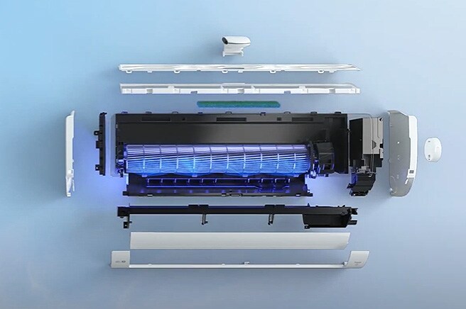 Dieses Bild beschreibt das Air Care Complete System.