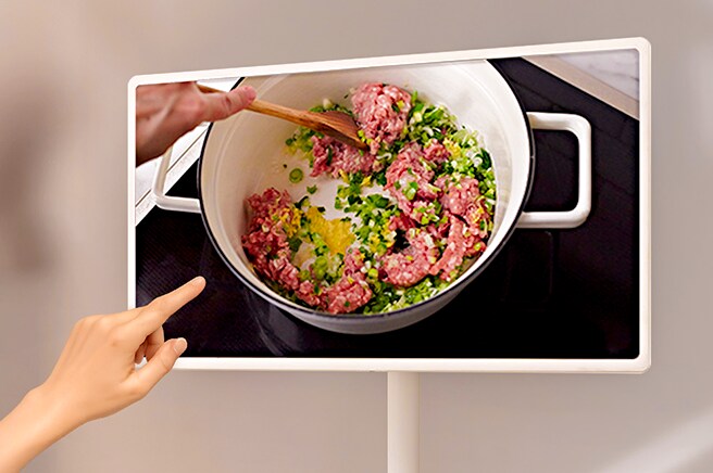 Bild LG gram in Verwendung