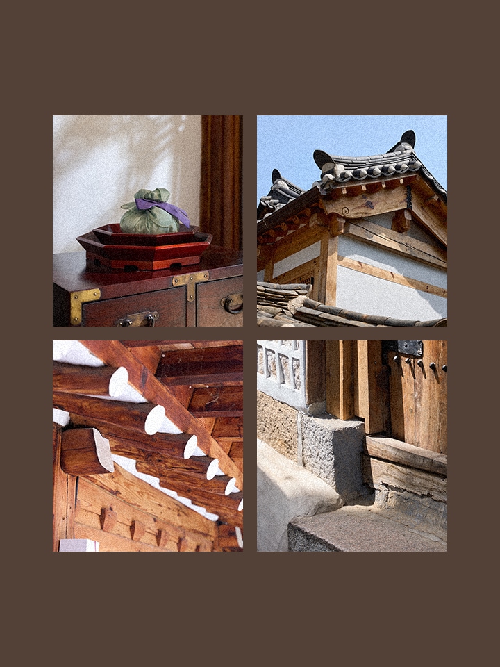 Ein Blick in das Hanok-Gästehaus.
