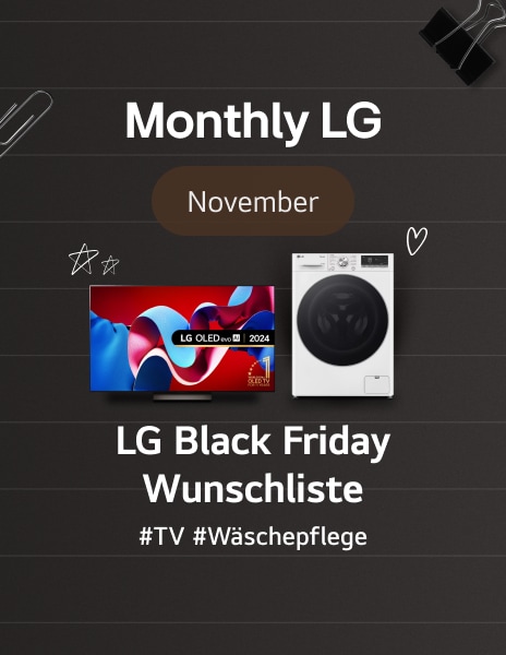 LG Black Friday Wunschliste