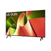 Leicht abgewinkelte Seitenansicht des LG OLED TV B4