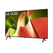 Leicht abgewinkelte Seitenansicht des LG OLED TV B4