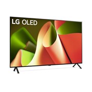 Leicht abgewinkelte rechte Seitenansicht des LG OLED TV B4