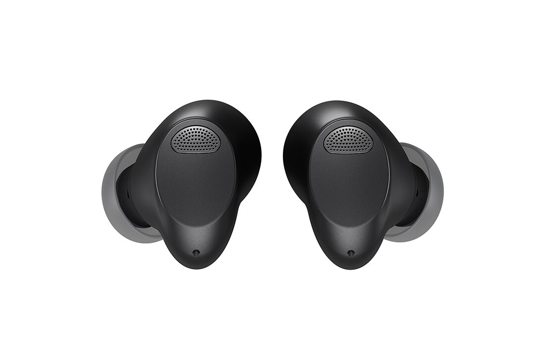 The back side of the earbuds are shown side by side.