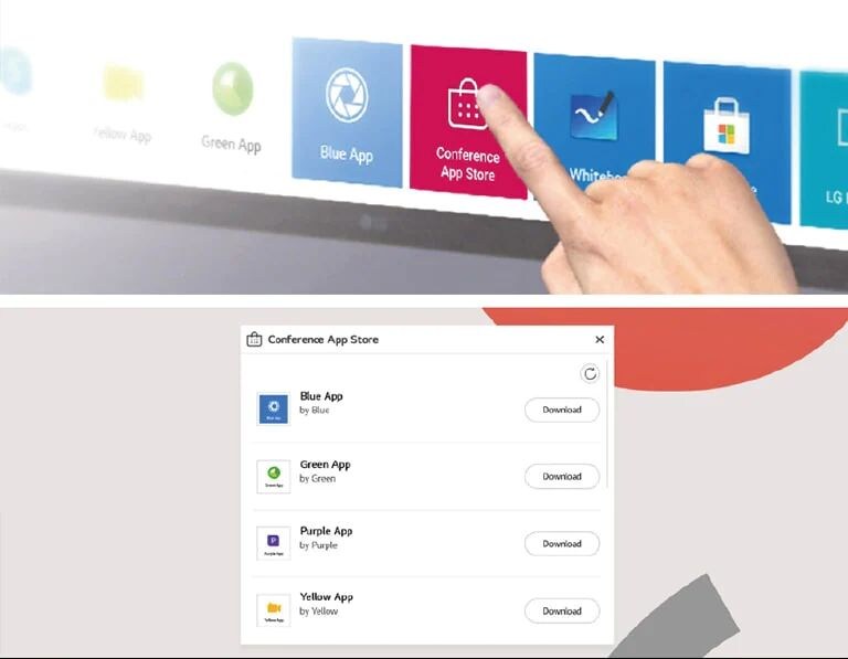 متجر تطبيقات المؤتمر سهل الاستخدام