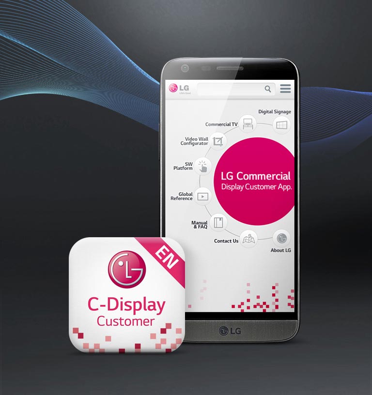 تطبيق LG C-Display Customer