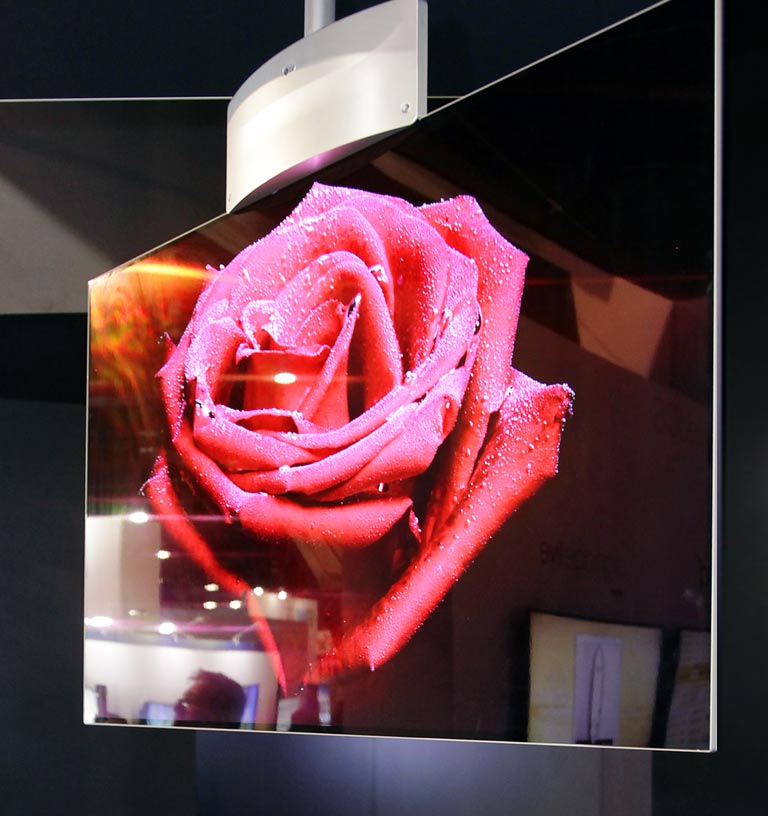 شاشة OLED 55 بوصة مسطحة ذات مشاهدة مزدوجة (55EH5C)