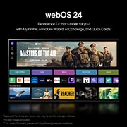LG تلفزيون LG QNED AI QNED80 4K الذكي مقاس 55 بوصة المدعوم بجهاز التحكم AI Magic remote وميزة HDR10 وواجهة webOS24 طراز 55 عام (2024), 55QNED80T6B