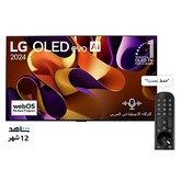 تلفزيون LG OLED evo AI G4 4K الذكي مقاس 83 بوصة المدعوم بجهاز التحكم AI Magic remote وتكنولوجيا الصوت Dolby Vision وواجهة webOS24 طراز  عام (2024)