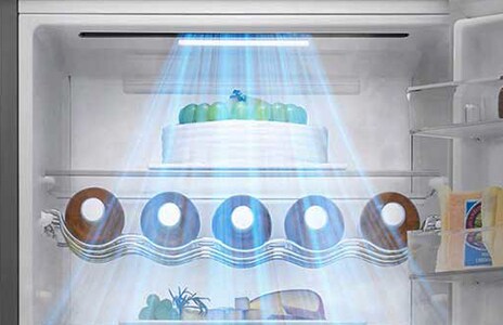 هذه صورة توضح وظيفة DoorCooling+™.