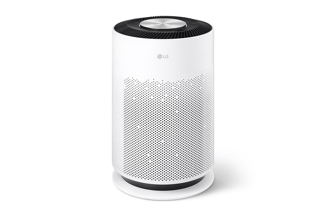 LG PuriCare 360 HIT with 62 m² coverage, 6-step filtration, PM 1.0 sensor, 360° purification, AS60GHWG0