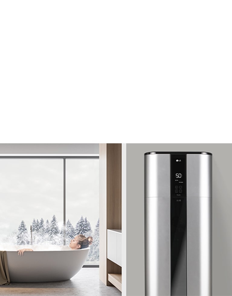 Enjoy a relaxing spa with a low-noise water heater