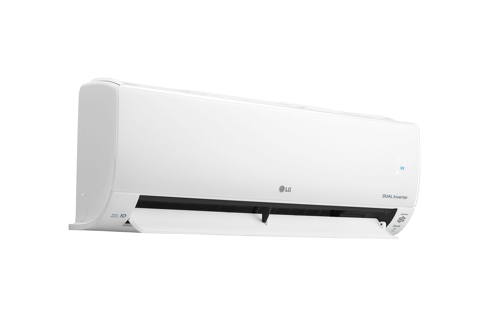 LG Deluxe UV Nano R32: Aire Acondicionado con luz ultravioleta UVC y filtro plasmaster con ionizador, 2,5 KW. Bomba de calor inverter A++/A+ y 10 años de garantía en el compresor , DC09RK