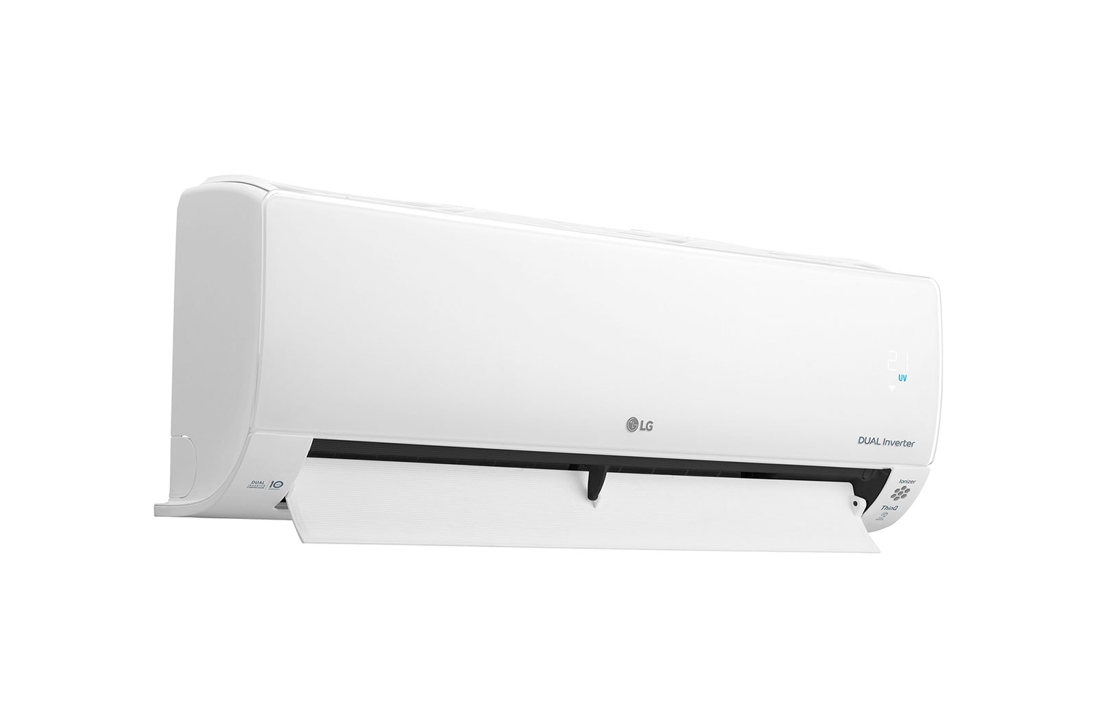 LG Deluxe UV Nano R32: Aire Acondicionado con luz ultravioleta UVC y filtro plasmaster con ionizador, 2,5 KW. Bomba de calor inverter A++/A+ y 10 años de garantía en el compresor , DC09RK