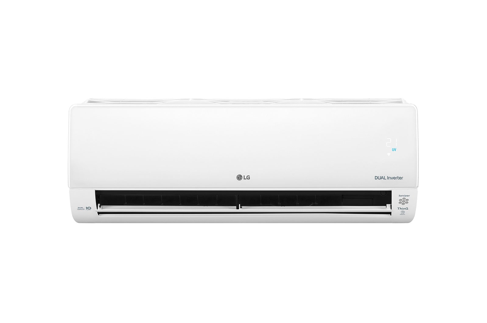 LG Deluxe UV Nano R32: Aire Acondicionado con luz ultravioleta UVC y filtro plasmaster con ionizador, 2,5 KW. Bomba de calor inverter A++/A+ y 10 años de garantía en el compresor , DC09RK