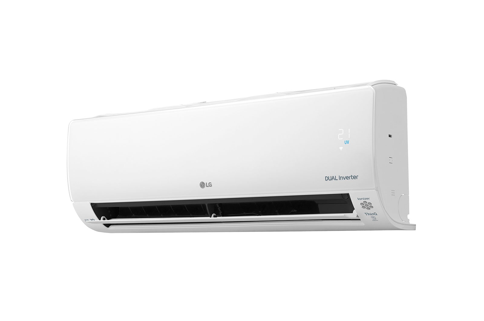 LG Deluxe UV Nano R32: Aire Acondicionado con luz ultravioleta UVC y filtro plasmaster con ionizador, 2,5 KW. Bomba de calor inverter A++/A+ y 10 años de garantía en el compresor , DC09RK