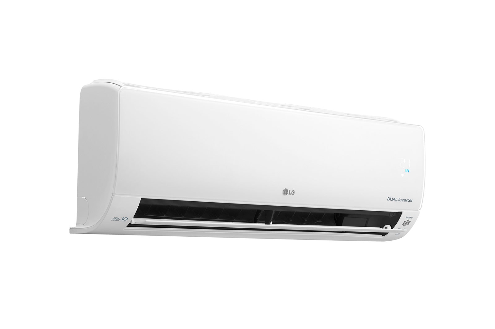 LG Deluxe UV Nano R32: Aire Acondicionado con luz ultravioleta UVC y filtro plasmaster con ionizador, 2,5 KW. Bomba de calor inverter A++/A+ y 10 años de garantía en el compresor , DC09RK