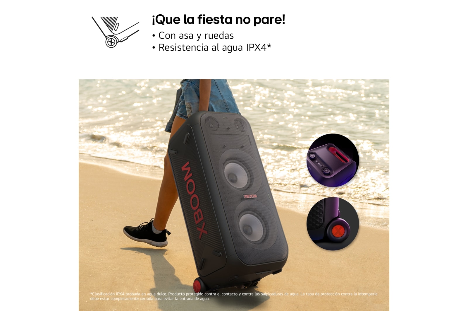 LG Altavoz de máxima potencia LG XBOOM La Bestia XL9T con 1.000W de potencia., XL9T