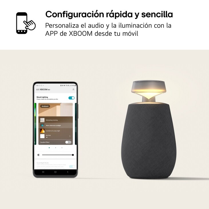 LG xboom XO2TBK - Altavoz inalámbrico, bluetooth, 20W, hasta 15h batería, resistencia IP55, Negro, XO2TBK