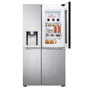 LG Frigorífico Americano Instaview™ ThinQ™, 635L, Sin Toma de Agua - Acero, GSXV91BSAE