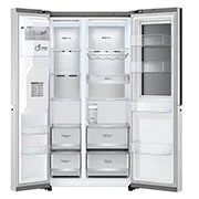 LG Frigorífico Americano Instaview™ ThinQ™, 635L, Sin Toma de Agua - Acero, GSXV91BSAE