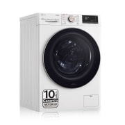 LG Lavadora inteligente  AI Direct Drive TM,<br> TurboWash 360º,  con autodosificación de detergente, 10,5kg, 1600rpm,<br> Clasificación Un 10% más eficiente que  A<br> Blanca, Serie 750, F6WV7510PRW