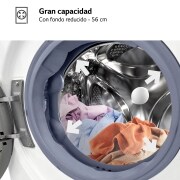 LG Lavadora inteligente  AI Direct Drive TM,<br> TurboWash 360º,  con autodosificación de detergente, 10,5kg, 1600rpm,<br> Clasificación Un 10% más eficiente que  A<br> Blanca, Serie 750, F6WV7510PRW