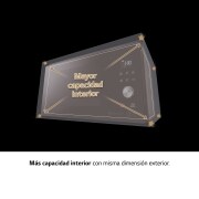 LG Horno Convección Microondas 4 en 1  Smart Inverter, con función freidora de aire,  color Negro 1100W de 39 litros, MJ3965BPS