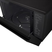 LG Horno Convección Microondas 4 en 1  Smart Inverter, con función freidora de aire,  color Negro 1100W de 39 litros, MJ3965BPS