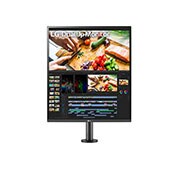 LG Monitor LG DualUp Ergo (Panel NanoIPS SDQHD 16:18 (2560 x 2880), 300nits, 1000:1, DCI-P3>98%); entr.: HDMIx2, DPx1, USB-Cx1; Modo (2PBP) con KVM integrado, Altavoces estéreo 7W, soporte Ergo , 28MQ780-B
