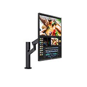 LG Monitor LG DualUp Ergo (Panel NanoIPS SDQHD 16:18 (2560 x 2880), 300nits, 1000:1, DCI-P3>98%); entr.: HDMIx2, DPx1, USB-Cx1; Modo (2PBP) con KVM integrado, Altavoces estéreo 7W, soporte Ergo , 28MQ780-B