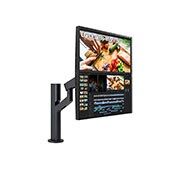 LG Monitor LG DualUp Ergo (Panel NanoIPS SDQHD 16:18 (2560 x 2880), 300nits, 1000:1, DCI-P3>98%); entr.: HDMIx2, DPx1, USB-Cx1; Modo (2PBP) con KVM integrado, Altavoces estéreo 7W, soporte Ergo , 28MQ780-B