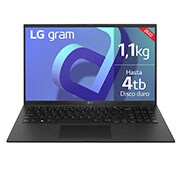 LG gram 15Z90Q Windows 11 Home - Portátil ultraligero de 39,6cm (15") FHD 16:9 IPS (1,1kg, autonomía 13h. Intel EvoTM i7 12ª gen., Iris Xe,  16GB RAM, 512GB SSD NVMe) Negro - Teclado Español, 15Z90Q-GAA75B