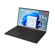 LG gram 15Z90Q Windows 11 Home - Portátil ultraligero de 39,6cm (15") FHD 16:9 IPS (1,1kg, autonomía 13h. Intel EvoTM i7 12ª gen., Iris Xe,  16GB RAM, 512GB SSD NVMe) Negro - Teclado Español, 15Z90Q-GAA75B