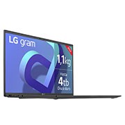 LG gram 15Z90Q Windows 11 Home - Portátil ultraligero de 39,6cm (15") FHD 16:9 IPS (1,1kg, autonomía 13h. Intel EvoTM i7 12ª gen., Iris Xe,  16GB RAM, 512GB SSD NVMe) Negro - Teclado Español, 15Z90Q-GAA75B