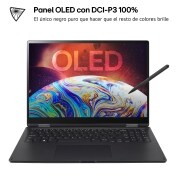 LG gram Pro 2 en 1 de 16 pulgadas Laptop OLED Ligero con Pantalla táctil y 16GB RAM Intel® Core™ Ultra 7 | Windows 11, 512GB SSD, 16T90SP-K.AA75B