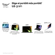 LG gram Pro 2 en 1 de 16 pulgadas Laptop OLED Ligero con Pantalla táctil y 16GB RAM Intel® Core™ Ultra 7 | Windows 11, 512GB SSD, 16T90SP-K.AA75B
