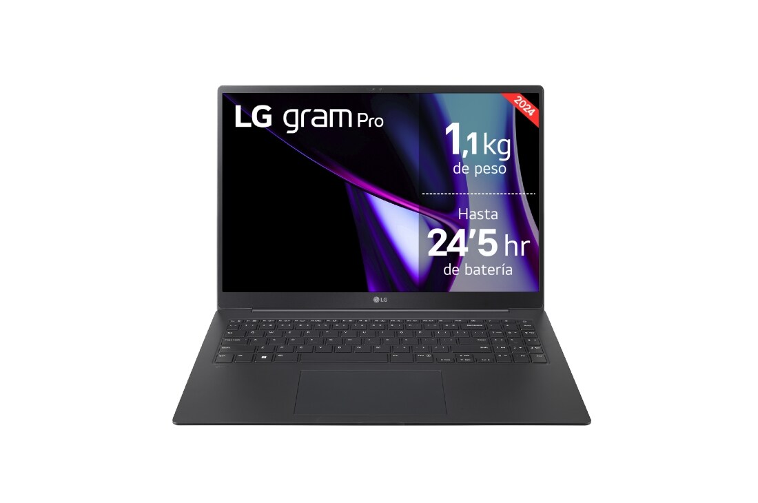 LG gram Pro de 16 pulgadas Laptop Ligero de 32GB RAM Intel® Core™ Ultra 7 | Windows 11, Pantalla IPS Antirreflejo, 16Z90SP-G.AD75B