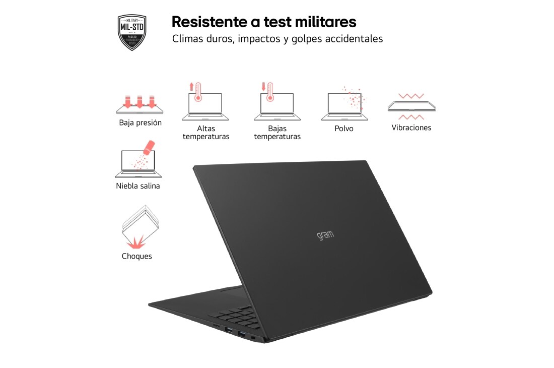 LG gram Pro de 16 pulgadas Laptop Ligero de 32GB RAM Intel® Core™ Ultra 7 | Windows 11, Pantalla IPS Antirreflejo, 16Z90SP-G.AD75B