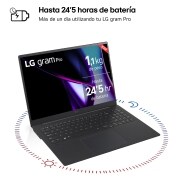 LG gram Pro de 16 pulgadas Laptop Ligero de 32GB RAM Intel® Core™ Ultra 7 | Windows 11, Pantalla IPS Antirreflejo, 16Z90SP-G.AD75B