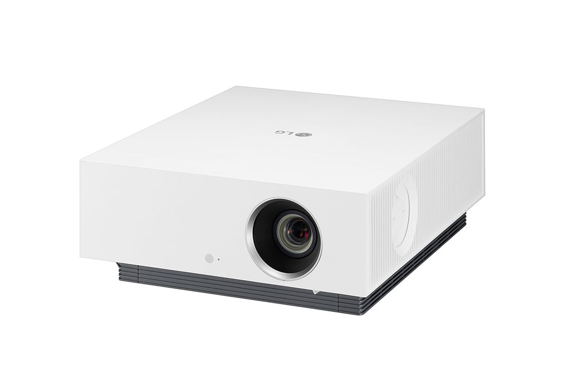 LG Proyector AU810PW - LG CineBeam con SmartTV webOS 5.0 (hasta 300", fuente Láser, 2.700 lúmenes, 3840 x 2160px, Blanco), AU810PW