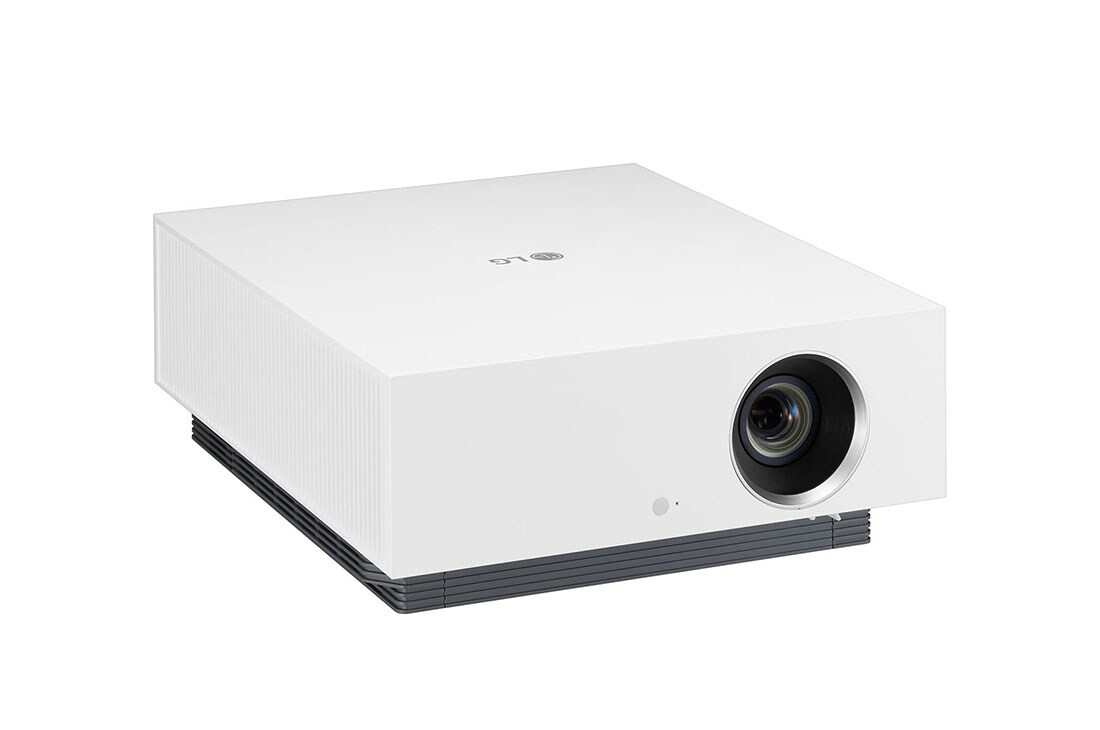 LG Proyector AU810PW - LG CineBeam con SmartTV webOS 5.0 (hasta 300", fuente Láser, 2.700 lúmenes, 3840 x 2160px, Blanco), AU810PW