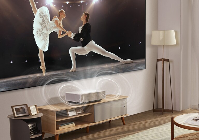 Increíble experiencia de sonido envolvente con estéreo integrado de 20W 20W.