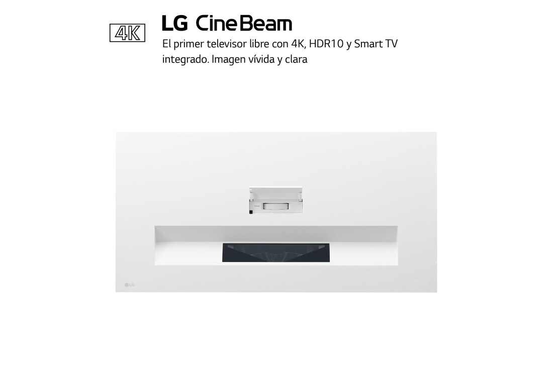 LG Proyector HU715QW - LG CineBeam con SmartTV webOS 6.0 (hasta 120'', fuente Láser, 2.500 lúmenes, 3840 x 2160px, HDR10), HU715QW