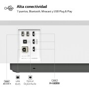 LG Proyector HU715QW - LG CineBeam con SmartTV webOS 6.0 (hasta 120'', fuente Láser, 2.500 lúmenes, 3840 x 2160px, HDR10), HU715QW