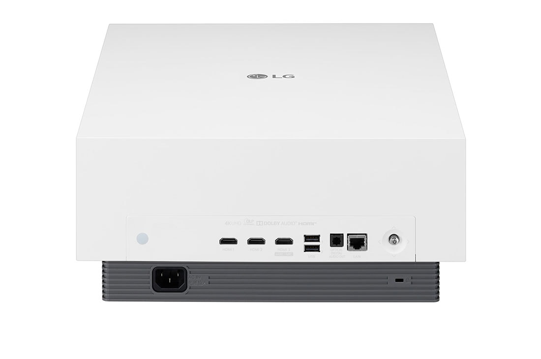 LG Proyector HU810PW - LG CineBeam con SmartTV webOS 5.0 (hasta 300", fuente Láser, 2.700 lúmenes, 3840 x 2160px, Blanco), HU810PW