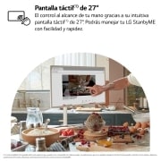 LG  LG StanbyMe el único Smart TV portátil y táctil que te acompaña estés donde estés., 27ART10AKPL