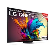 LG 75 pulgadas TV LG QNED MiniLED 4K serie AI QNED91  con Smart TV WebOS24, 75QNED91T6A