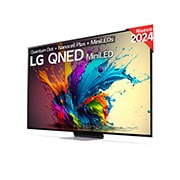 LG 75 pulgadas TV LG QNED MiniLED 4K serie AI QNED91  con Smart TV WebOS24, 75QNED91T6A