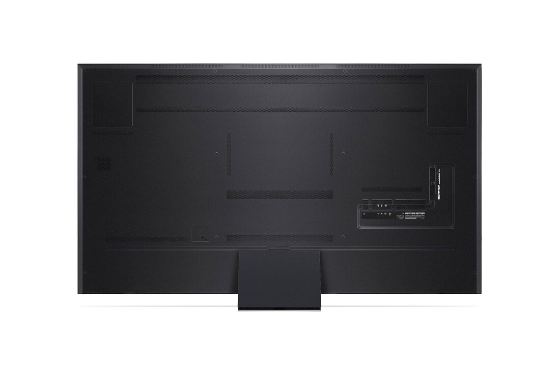 back view of LG QNED TV, QNED99